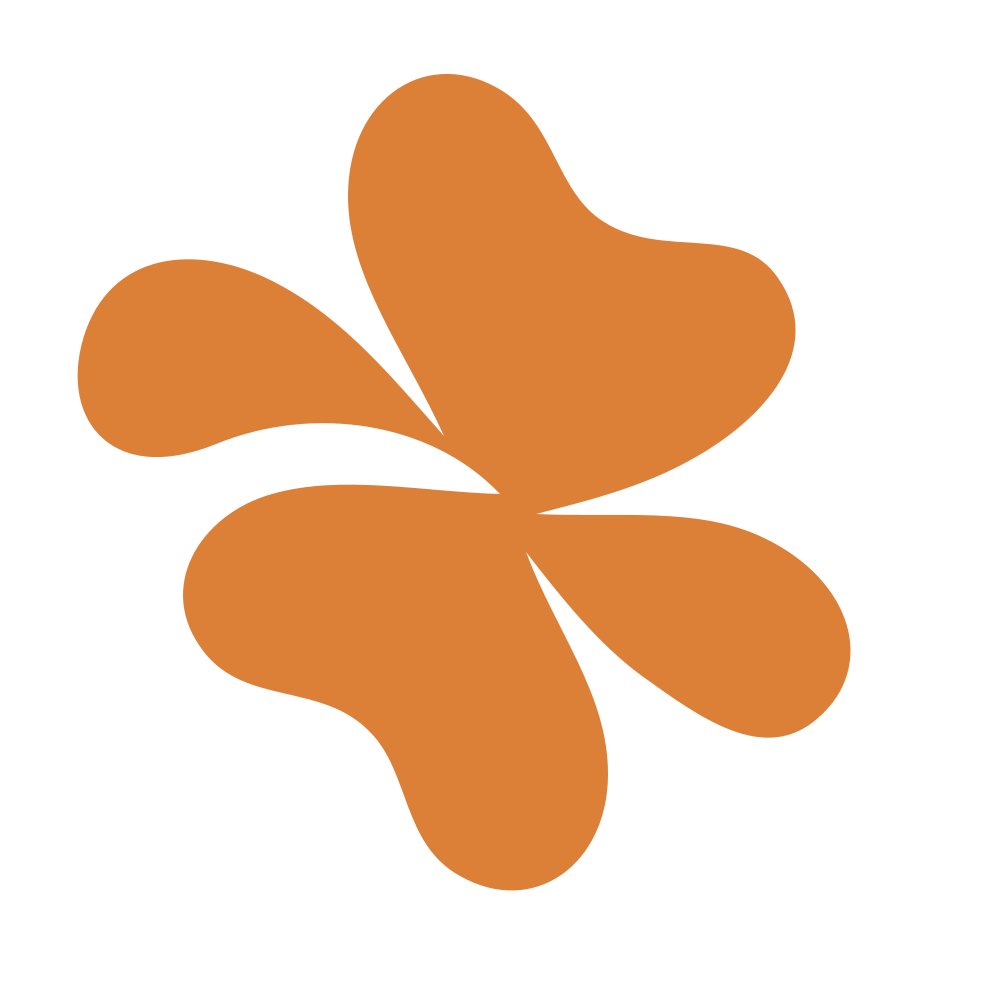 fleur orange organique